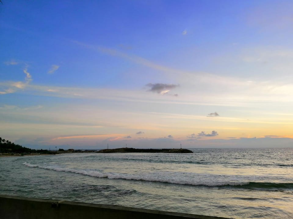 Natural landscape, Beach, Sea view, Sunset