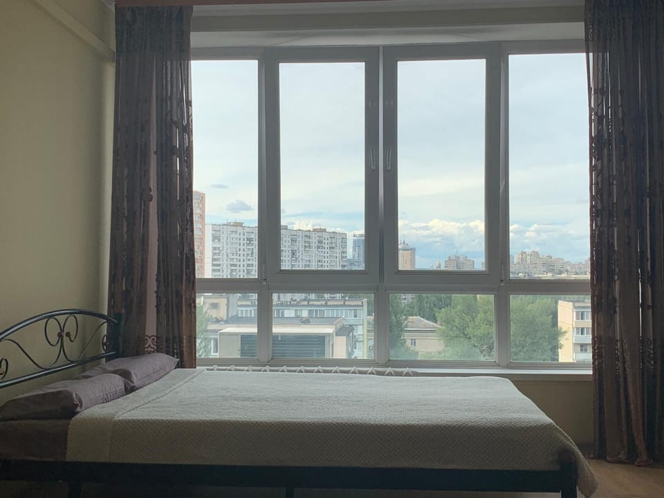 One bedroom on Rusanovka Apartment in Kiev City - Kyiv
