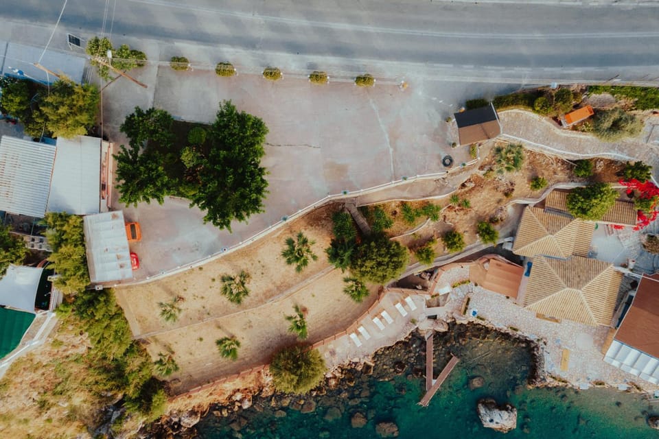 Property building, Bird's eye view, Parking