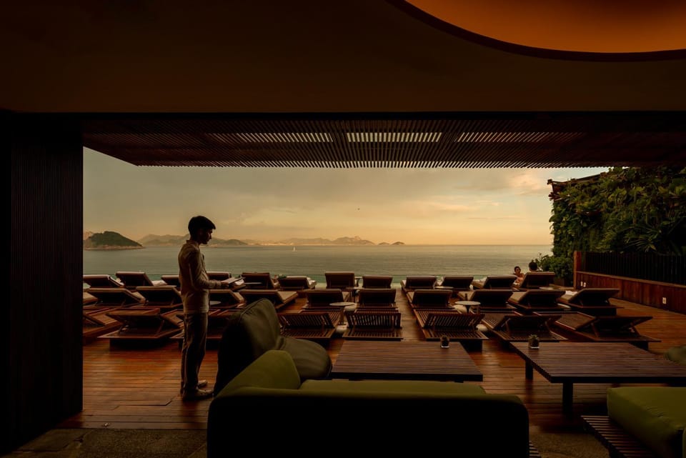 Sea view, Swimming pool, sunbed