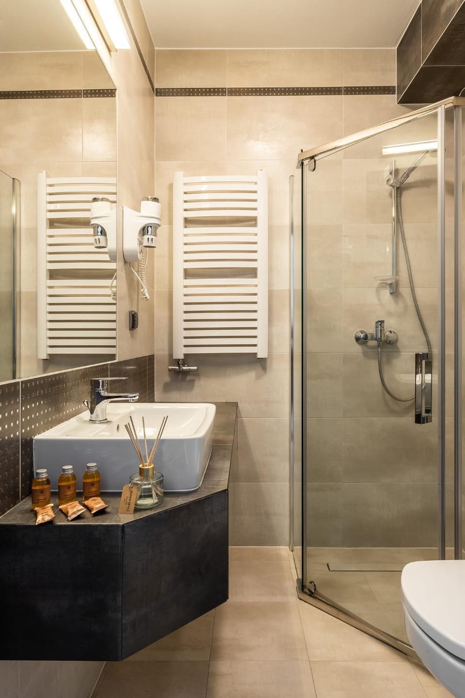 Shower, Toilet, Bathroom, towels