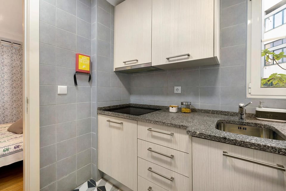 Kitchen or kitchenette, Living room