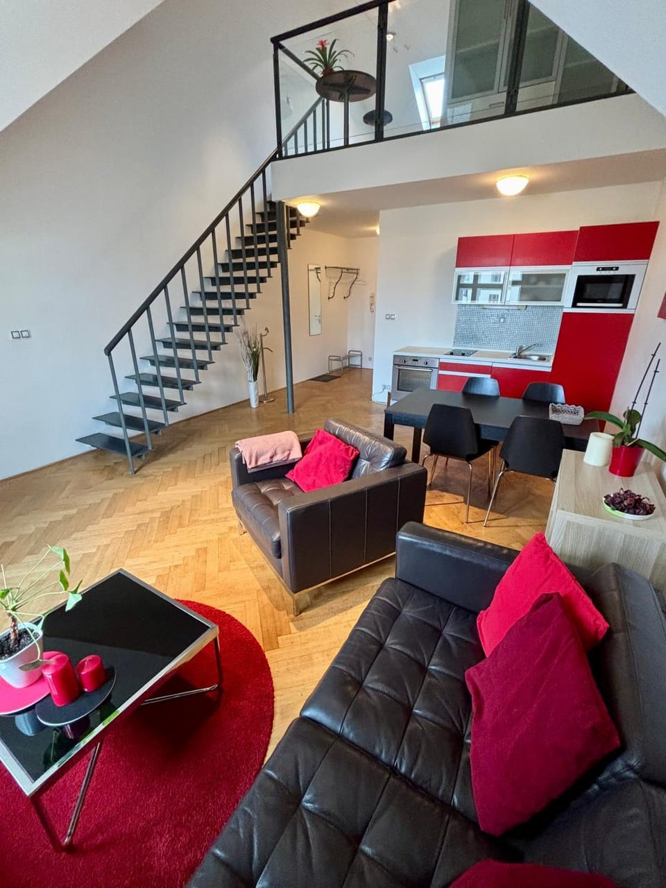 Kitchen or kitchenette, Living room, kitchen