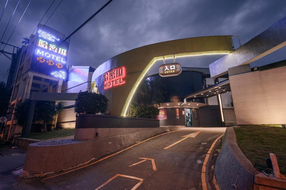 Facade/entrance, Off site, Night, Property logo or sign, Property logo or sign, Lobby or reception