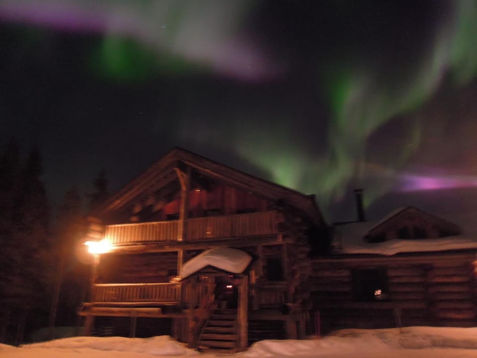 Night, Winter, On site