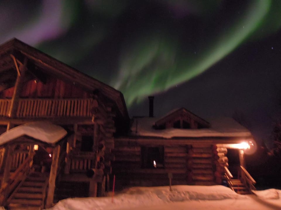 Property building, Night, Natural landscape, Winter