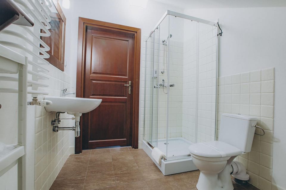 Shower, Toilet, Bathroom, towels