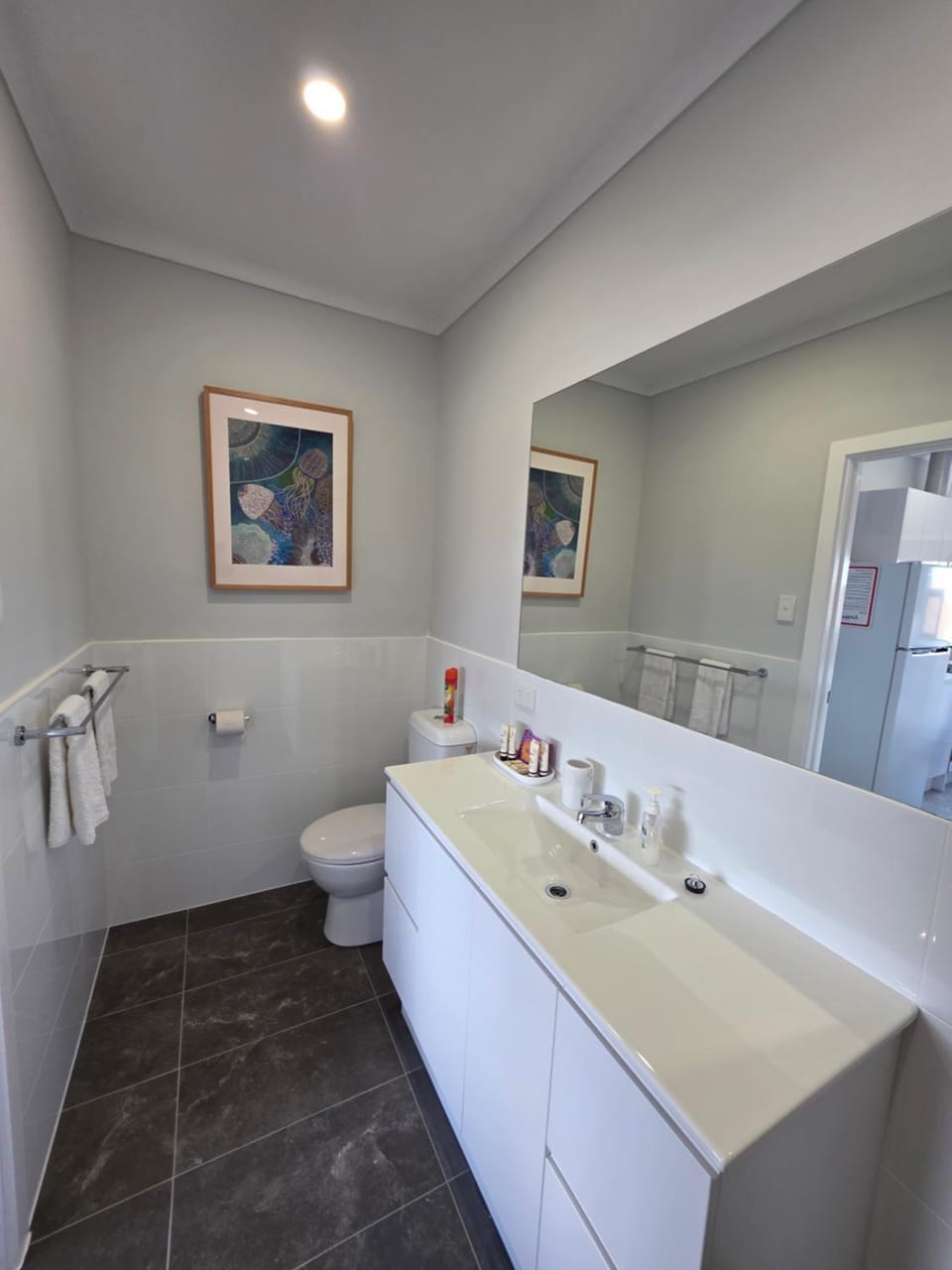 Toilet, Bathroom, towels