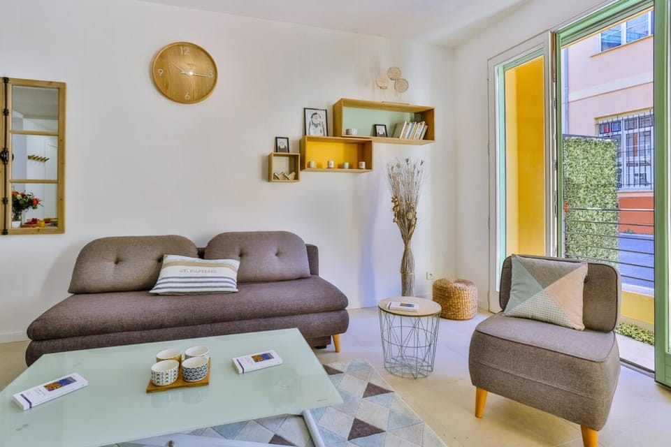 MY CASA - FRANCE 82 TP -1 min from the Sea - Terrace - Parking Apartment in Nice