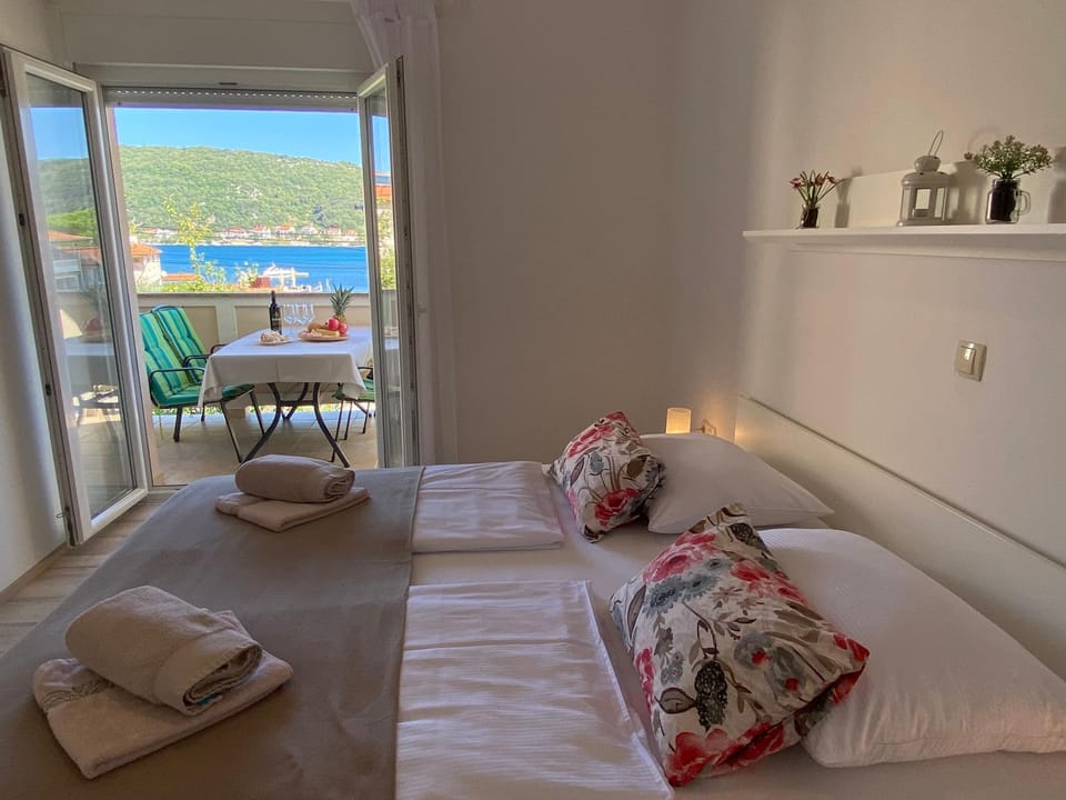 Bed, Natural landscape, Bedroom