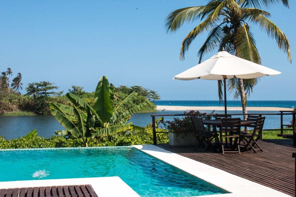 Natural landscape, Pool view, River view, Sea view, Swimming pool, sunbed