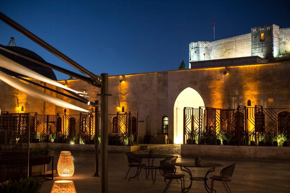 Patio, Night, Garden view, Landmark view