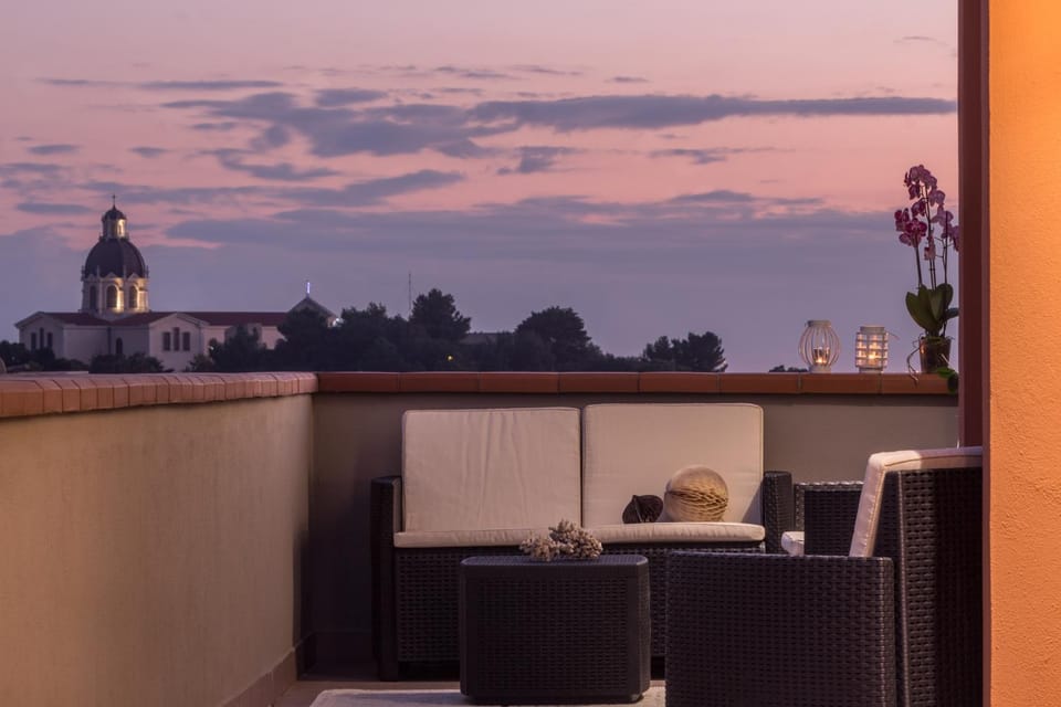 Balcony/Terrace, Autumn, Sunset
