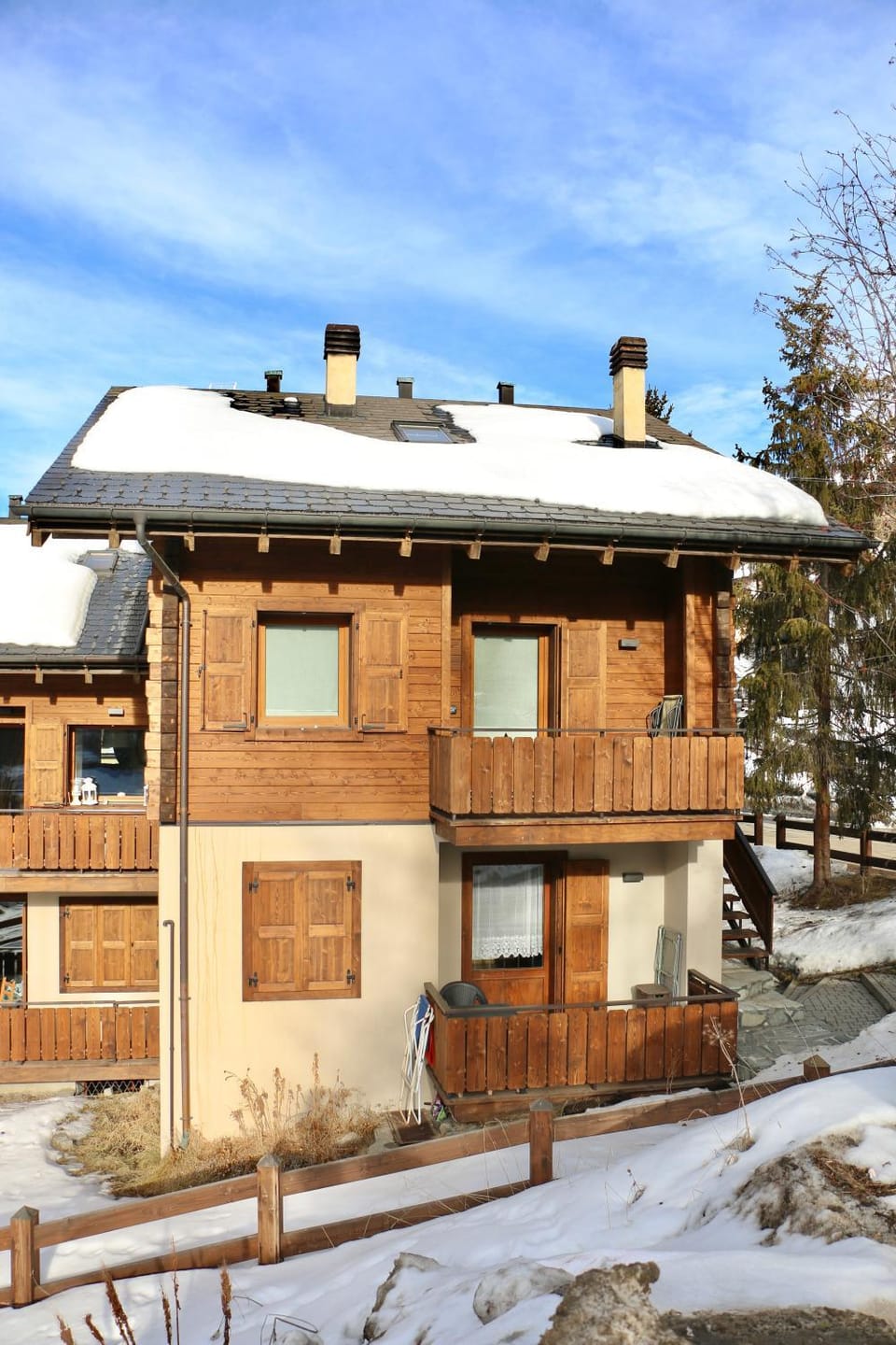 Property building, Winter