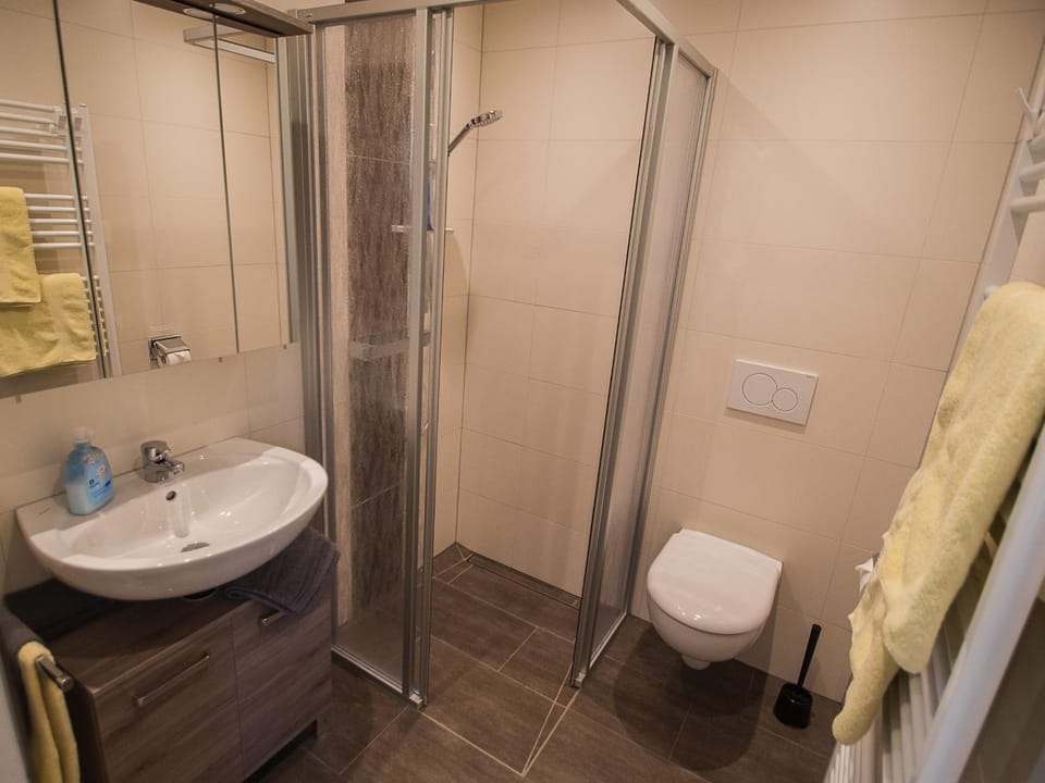 Bathroom, Living room