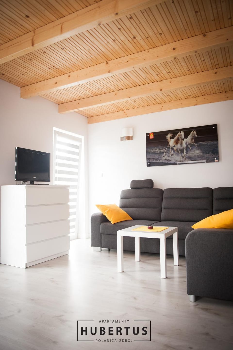 Bed, TV and multimedia, Living room, Seating area