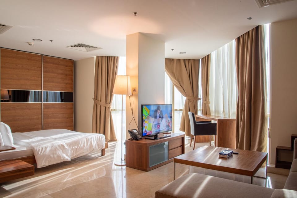 Living room, Seating area, Bedroom
