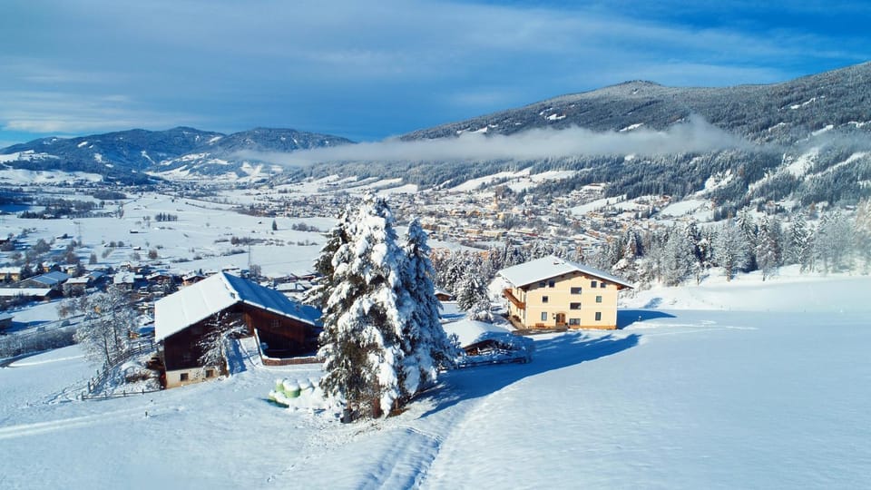 Bird's eye view, Winter, Mountain view