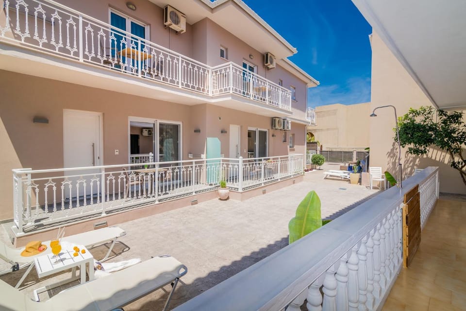 Property building, Patio