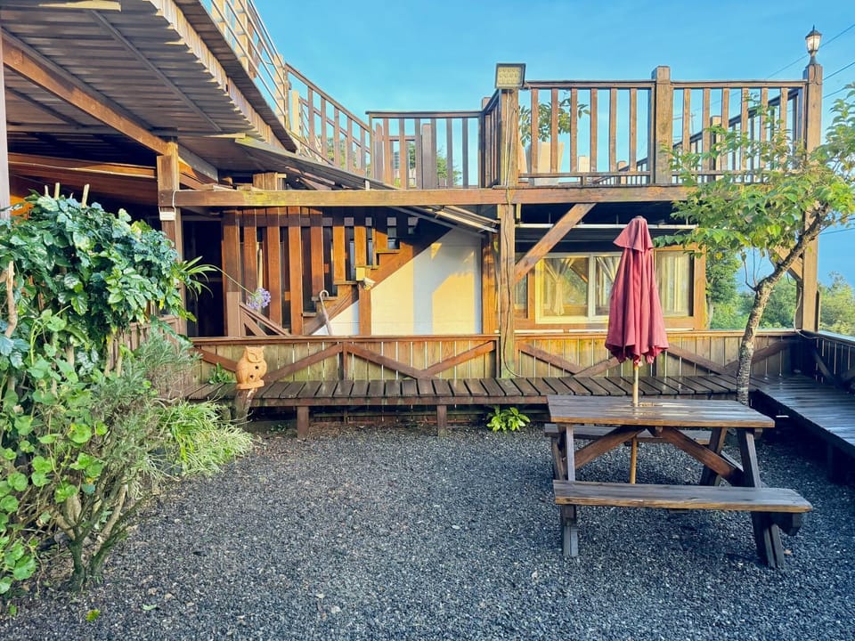 Property building, Patio, Day, Garden view