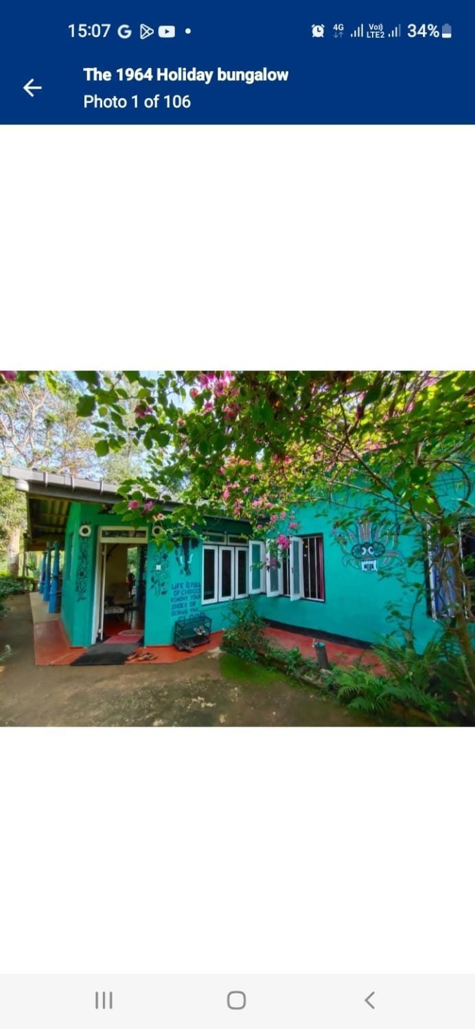The 1964 Holiday bungalow Hostel in Uva Province, Sri Lanka