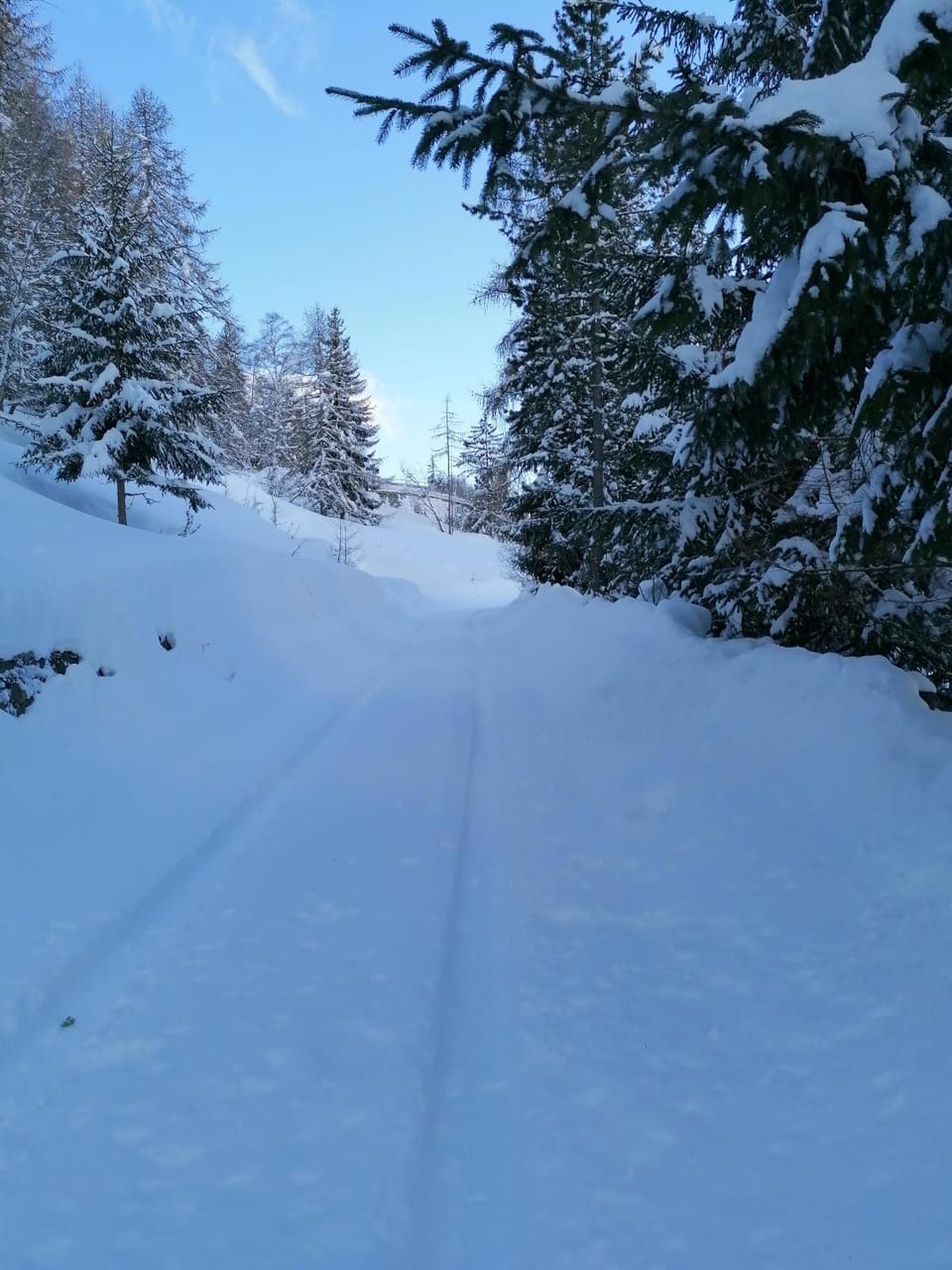 Natural landscape, Winter, Hiking