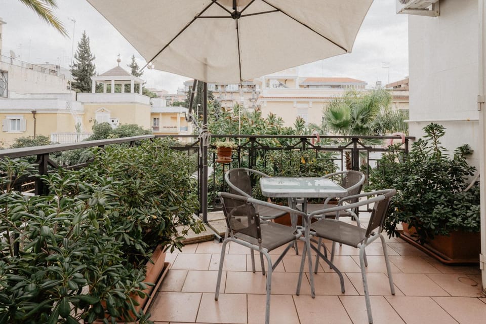 Property building, Garden, View (from property/room), Balcony/Terrace