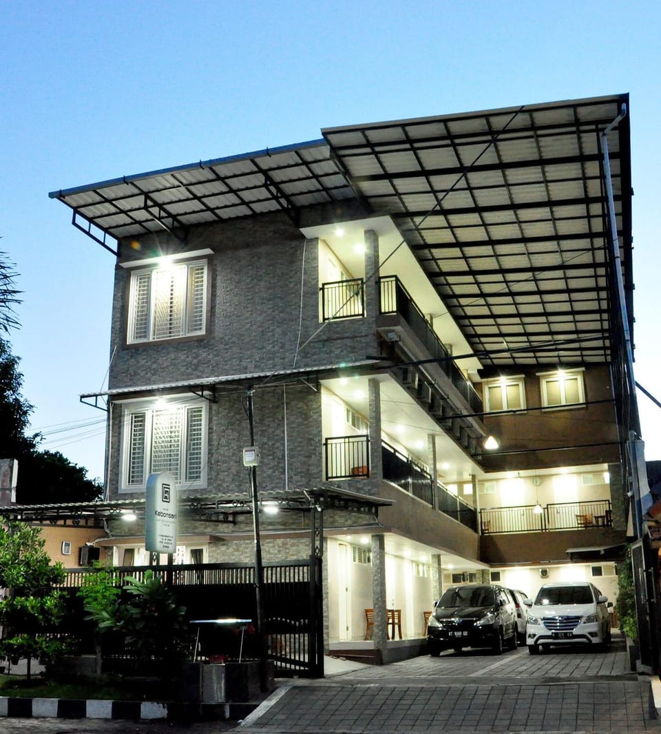 Property building, Sunset