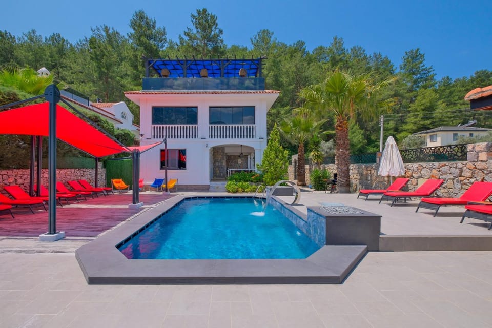 Pool view, Swimming pool, sunbed