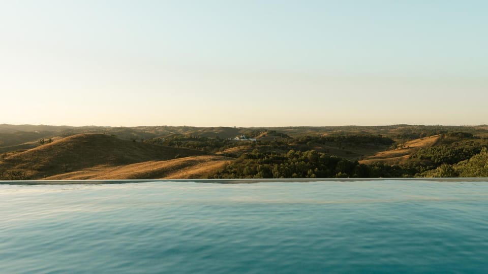 Natural landscape, Mountain view, Pool view, Swimming pool