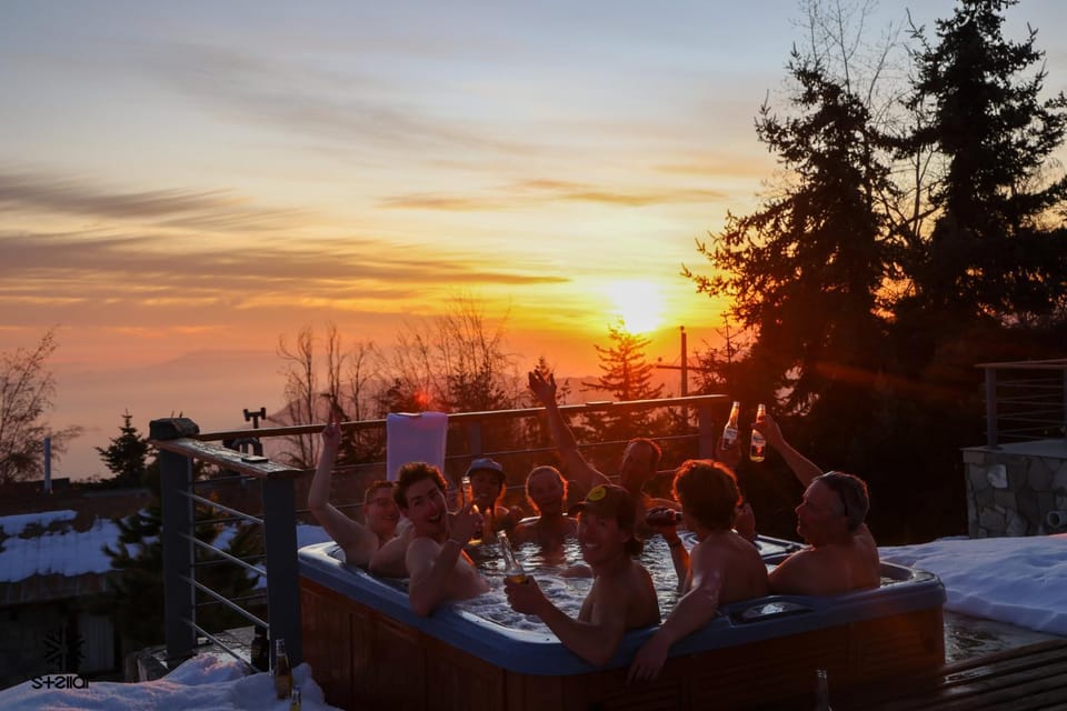 Hot Tub, Sunset