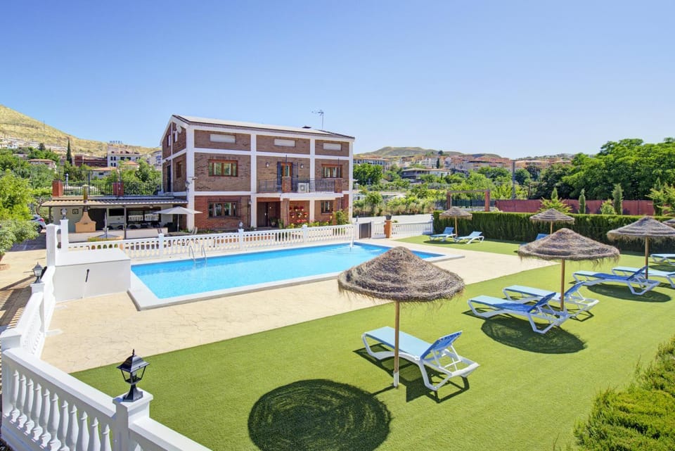 Property building, Pool view