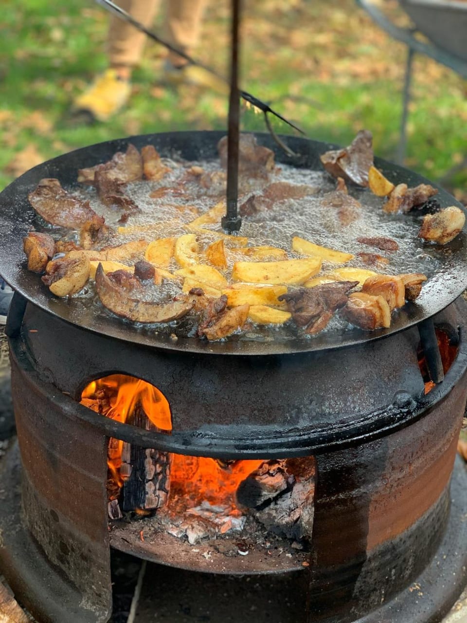 Food close-up, BBQ facilities