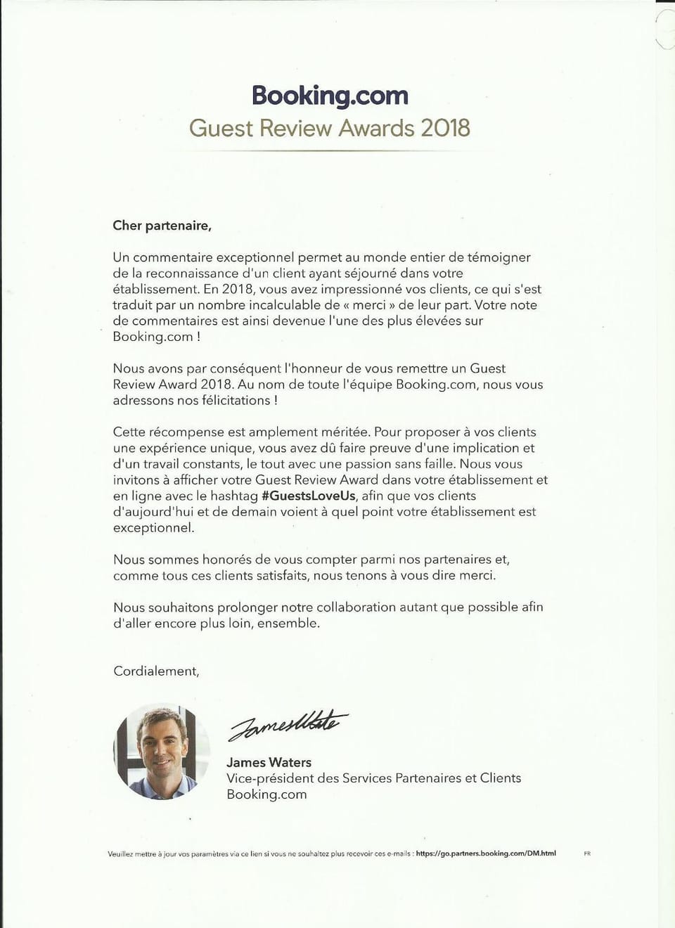 Certificate/Award