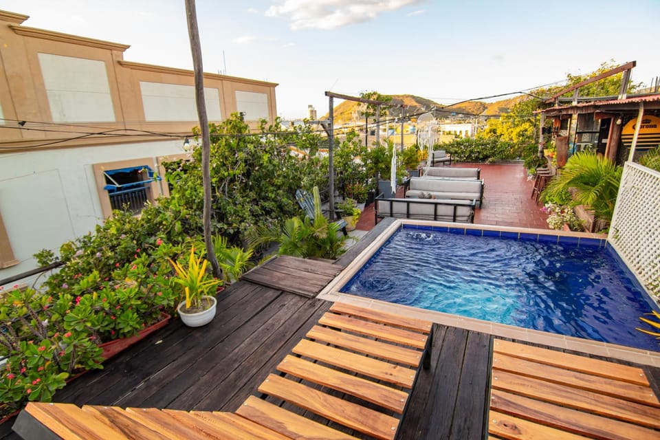 Patio, Natural landscape, Balcony/Terrace, Pool view, Swimming pool