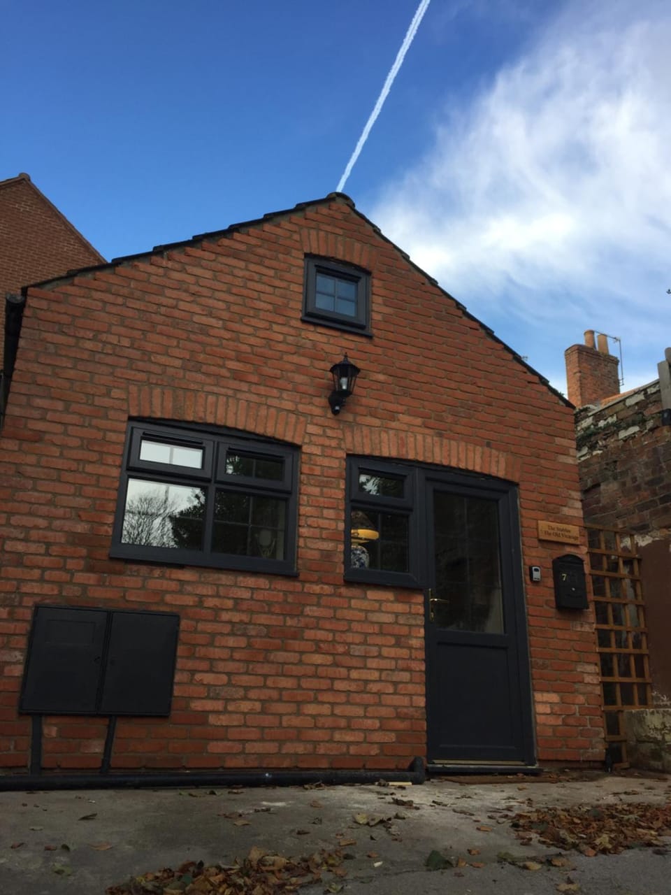 Property building, Facade/entrance, Autumn