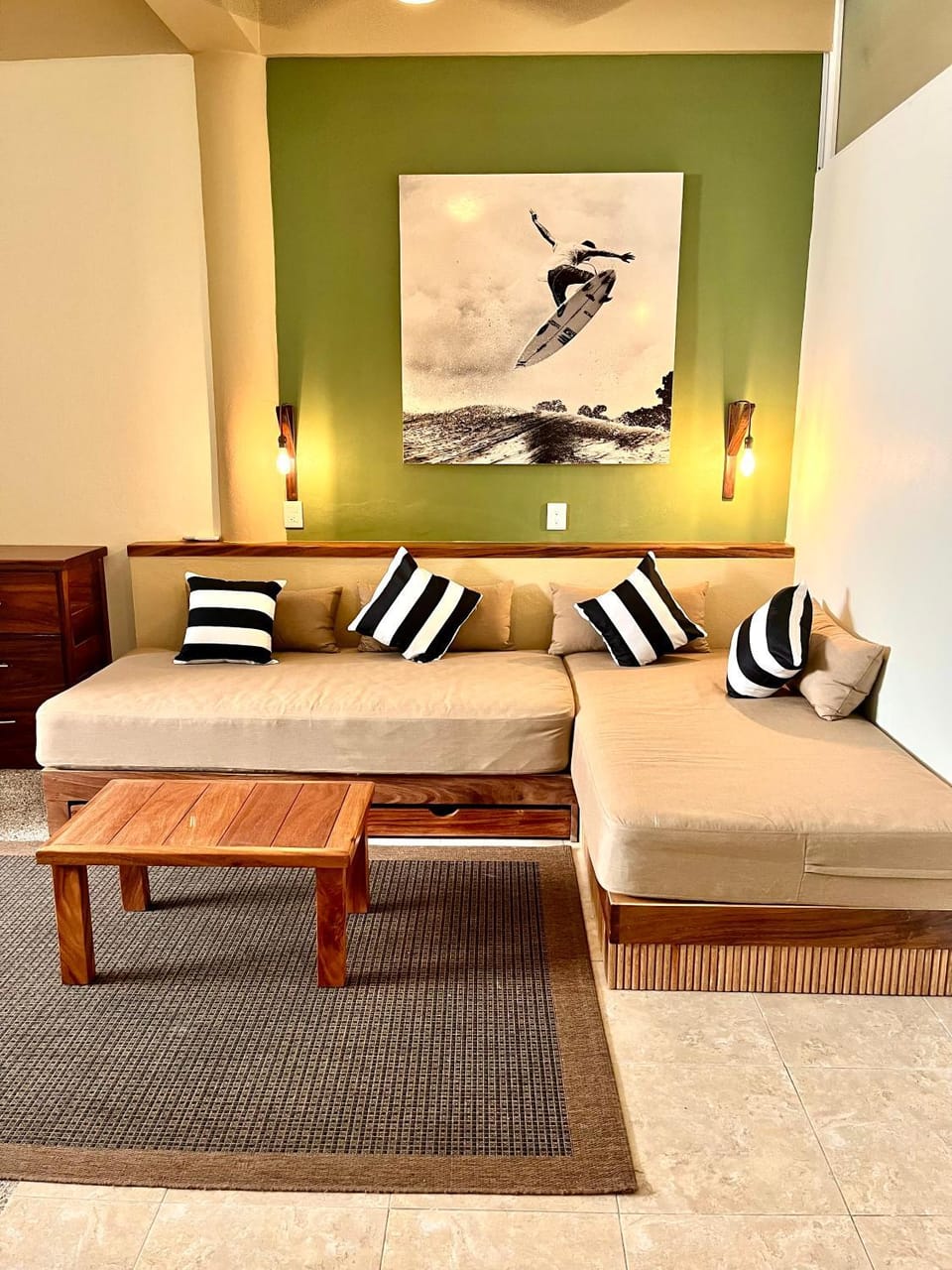 Living room, Bedroom