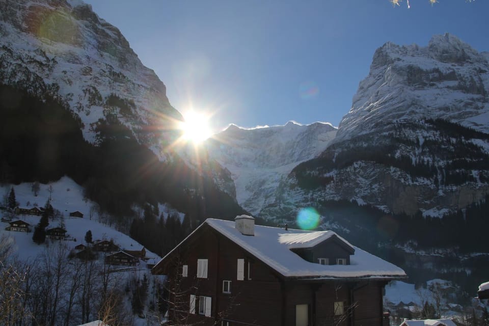Natural landscape, Winter, Mountain view, Sunrise