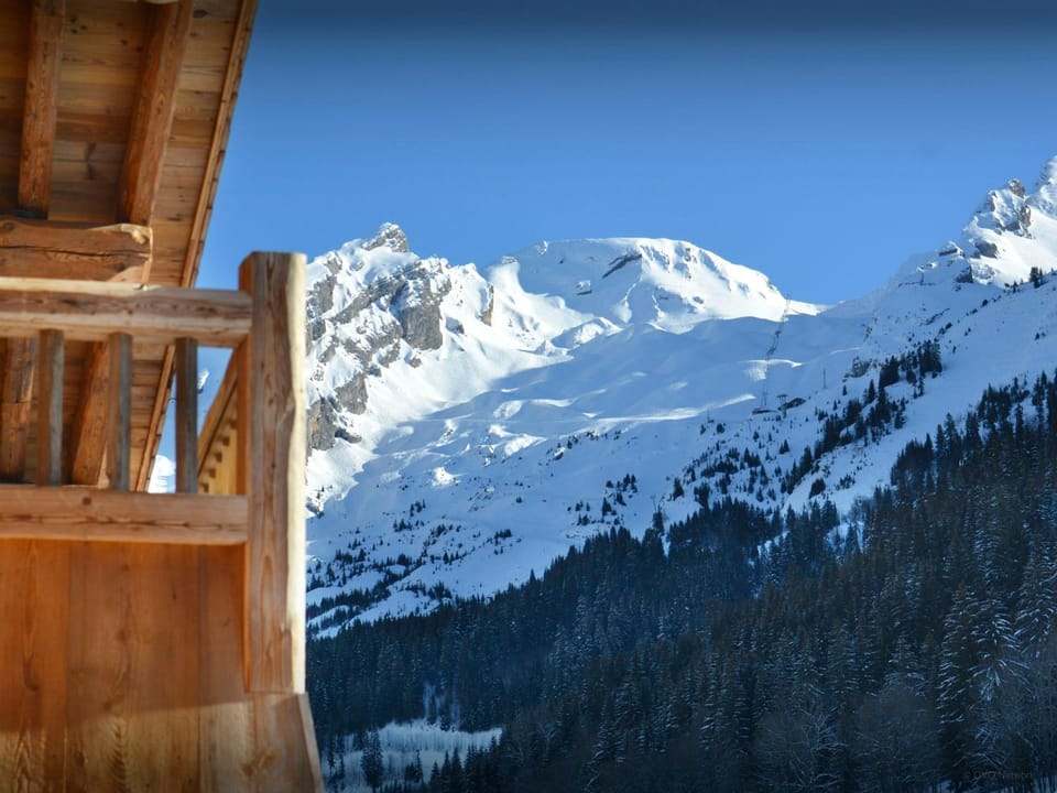 Day, Natural landscape, Winter, Mountain view