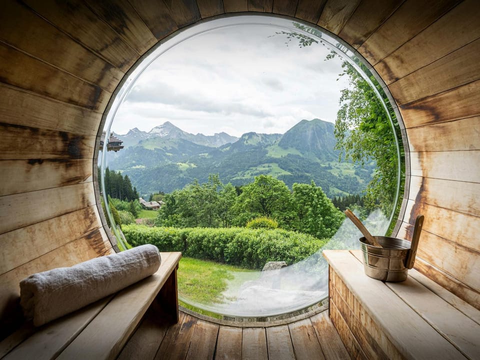 Natural landscape, Sauna, View (from property/room), Mountain view, Area and facilities