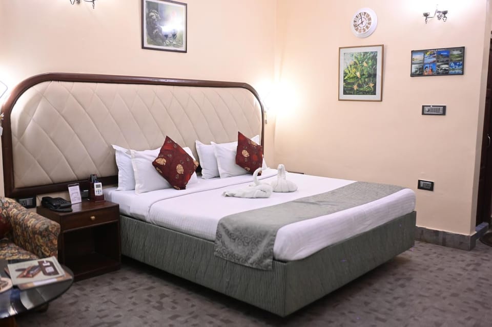 Bed, Living room, Photo of the whole room, Seating area, Bedroom