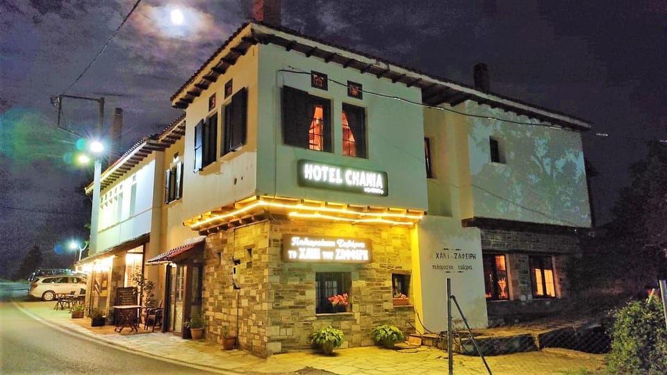 Property building, Night, Street view