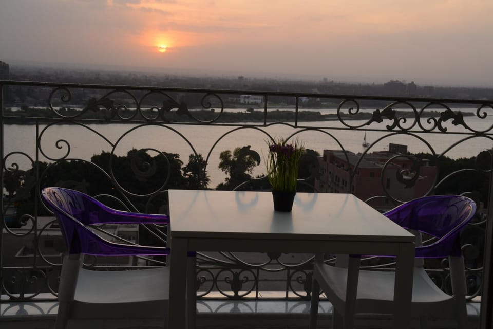 Balcony/Terrace, River view, Sunset