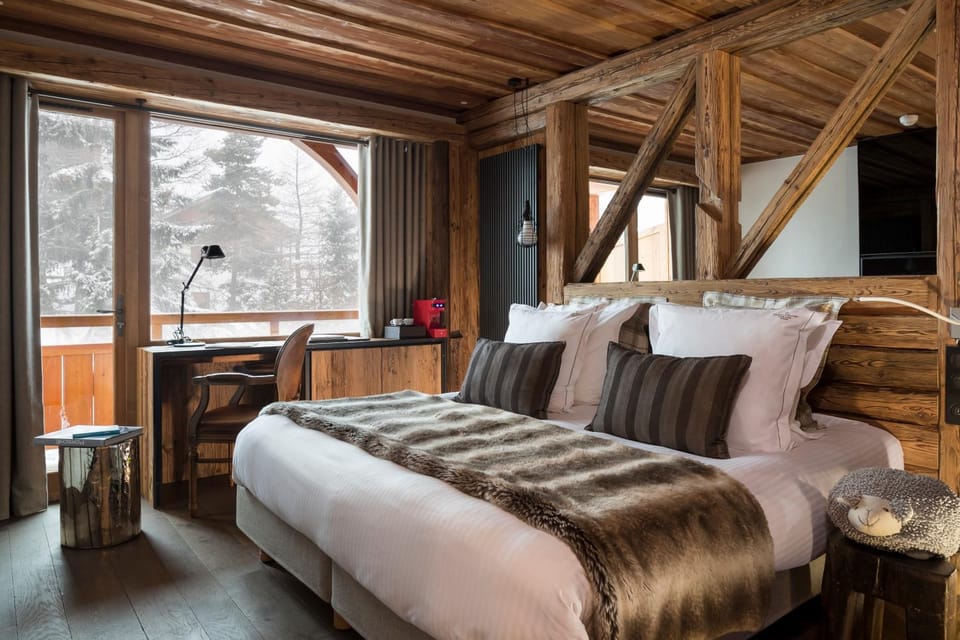 Winter, Bedroom, Garden view