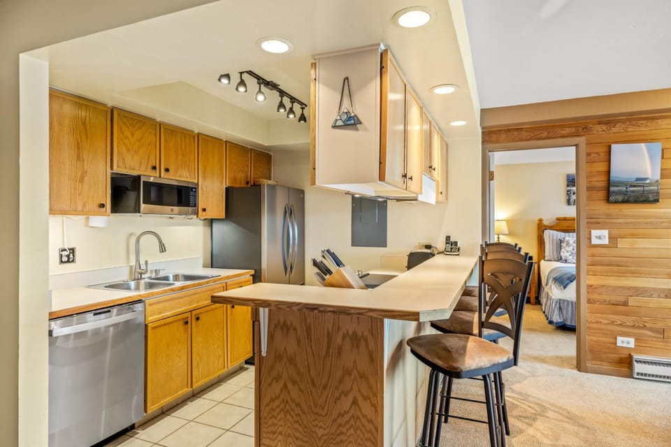Bear Claw 203 - True Ski-in Ski-out Access, Slope Views & Winter Shuttle! Apartment in Steamboat Springs