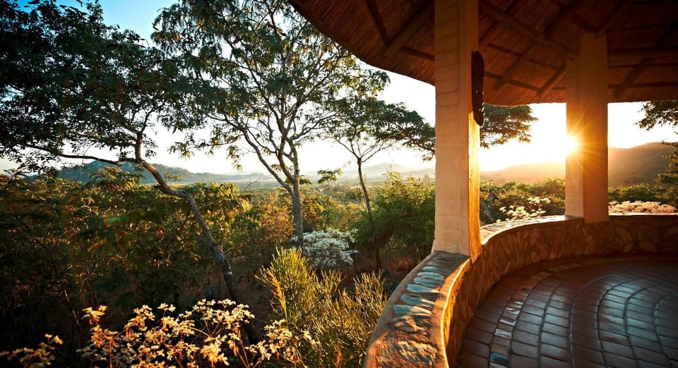 Patio, Natural landscape, Mountain view