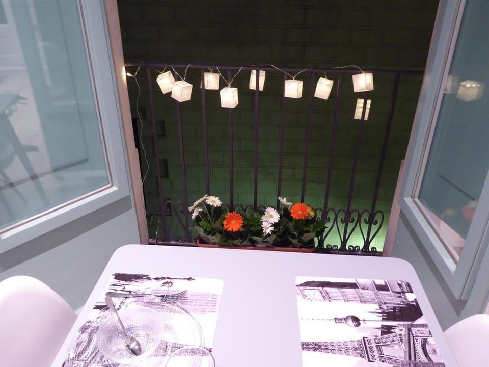 Night, Balcony/Terrace, Dining area