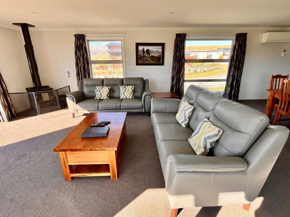 View (from property/room), Living room, Seating area, fireplace