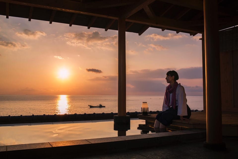 Hot Spring Bath, Sea view, Open Air Bath