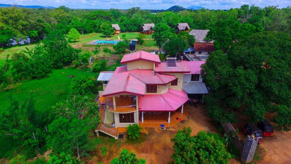 Property building, Spring, Day, Natural landscape, Bird's eye view, Garden, Garden view